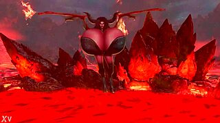 Maggie Flashes Her Huge Tits For Halloween!