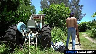 Familytwink - Homosexual Siblings Hardworking On Nature