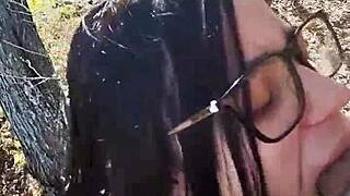 My stepniece was so horny we had to stop and fuck