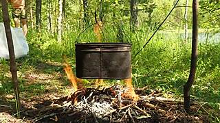 Cute Stepsister Sucks Her Stepbrothers Dick And Swallows Cum In The Woods