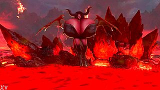 Maggie Flashes Her Huge Tits For Halloween!