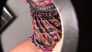 Alexa Sucks Monster Cock from Glory Hole with Skill