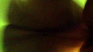 quickie bareback doggystyle in living room