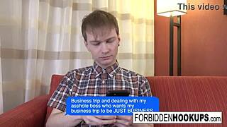 Big Boobed Babe Devours Step-Brother's Fat Cock!