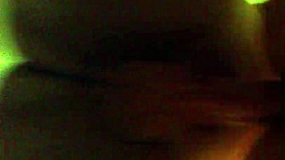 quickie bareback doggystyle in living room