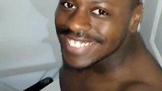 Groping tits and covering them with cum in a wild solo session!