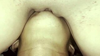 Stepmom craved intense cunnilingus. She got soaking wet from blonde’s slobbery tongue!