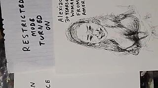 Groping tits and covering them with cum in a wild solo session!