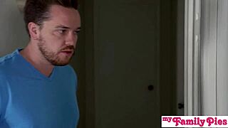 Cum Thirsty Sia Lust Fucks Stepdad and Stepbro Twice