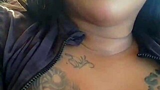 Blackvelvet Gets Caught Fingering Her Plump Ebony Pussy