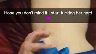 Richelle Rose, the cheating cumslut, begs for a creampie in this real snapchat fuck.