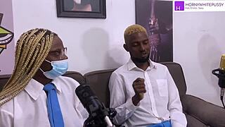 Stunning Student Bent Over for Hardcore Doggystyle. Black Cock Pounds Ass in Podcast Video!