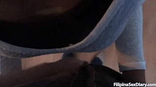 i can’t believe this huge dick filled my furry asian snatch with cum