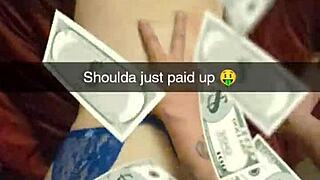 Richelle Rose, the cheating cumslut, begs for a creampie in this real snapchat fuck.