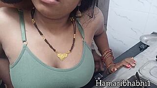 Devar Cums on Bhabhi's Mangalsutra, Banging Stepbrother's Hot Wife While He's Out