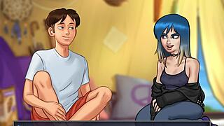 Lets Play Summertime Saga Masturbate With Eve In Cute Teen Scene