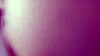 Look at this horny middle eastern brunette beauty playing solo with dildo and natural tits