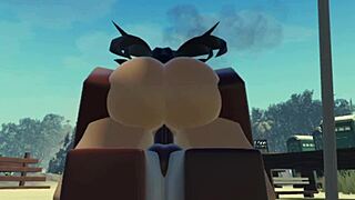 Roblox adventure near the campfire