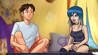 Lets Play Summertime Saga Masturbate With Eve In Cute Teen Scene