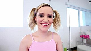 Emotional huge cock blowjob leads to massive cum swallow