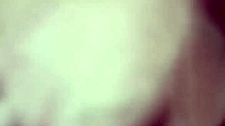 Look at this horny middle eastern brunette beauty playing solo with dildo and natural tits