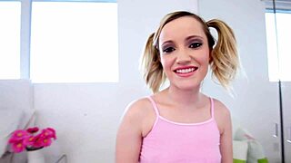 Emotional huge cock blowjob leads to massive cum swallow