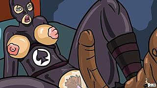 sub milf gets dominated and gang banged by thick big black cocks