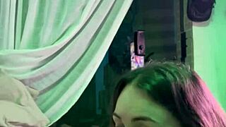 cunhada got smeared with cum in amateur fun with big natural tits