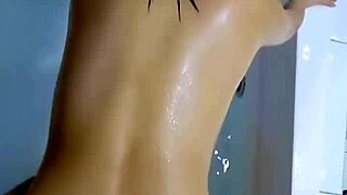 Feeling the raw passion in a homemade sauna spa with a beautiful latina amateur for the first time