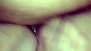 Eating hot white girl's ass while she masturbates