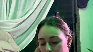 cunhada got smeared with cum in amateur fun with big natural tits