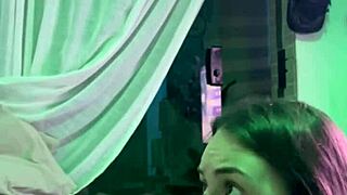 cunhada got smeared with cum in amateur fun with big natural tits