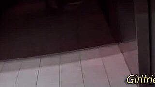 Busty brunette teen fingering in pov