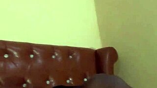 jamie michelle shows her dick experience on the sofa