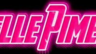 Masked milf in lingerie begs friend for big cock blowjob and cum in mouth