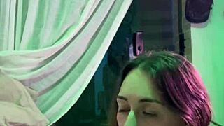 cunhada got smeared with cum in amateur fun with big natural tits