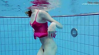 anna netrebko swims softly in bikini