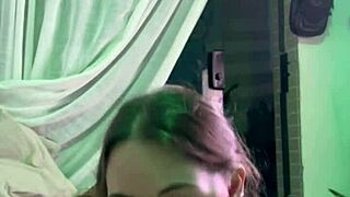 cunhada got smeared with cum in amateur fun with big natural tits