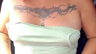 mexican girl shows tits in car