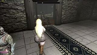 Chubby Elf Bound Tight and Ridden Hard by Monster Orc