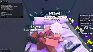 Egyptian beauty seduces in Roblox condo game encounter. She gets fucked passionately.