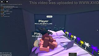 Egyptian beauty seduces in Roblox condo game encounter. She gets fucked passionately.