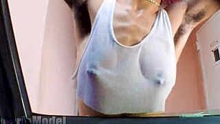 Wow, Watch This Hairy Carwash Bunny Get Soaked!