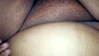 Rubbing Cock Against Wet Clit in Masturbation