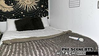 Ditria Rose Moans Passionately During Vibrator Orgasm On Natural Tits