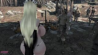 Chubby Elf Bound Tight and Ridden Hard by Monster Orc