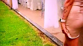 casual wife shows off at friend's wedding