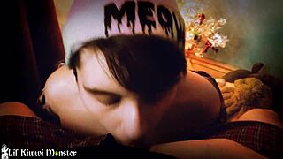 Kiwwi Eats Cum in Monster Blowjob Compilation