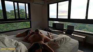 Pussy eating brings intense orgasm for women in wild session. Asian friend with small tits gets dripping wet from ripped clothes.