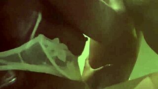 Tattooed girl sucks monster cock with sloppy ball licking